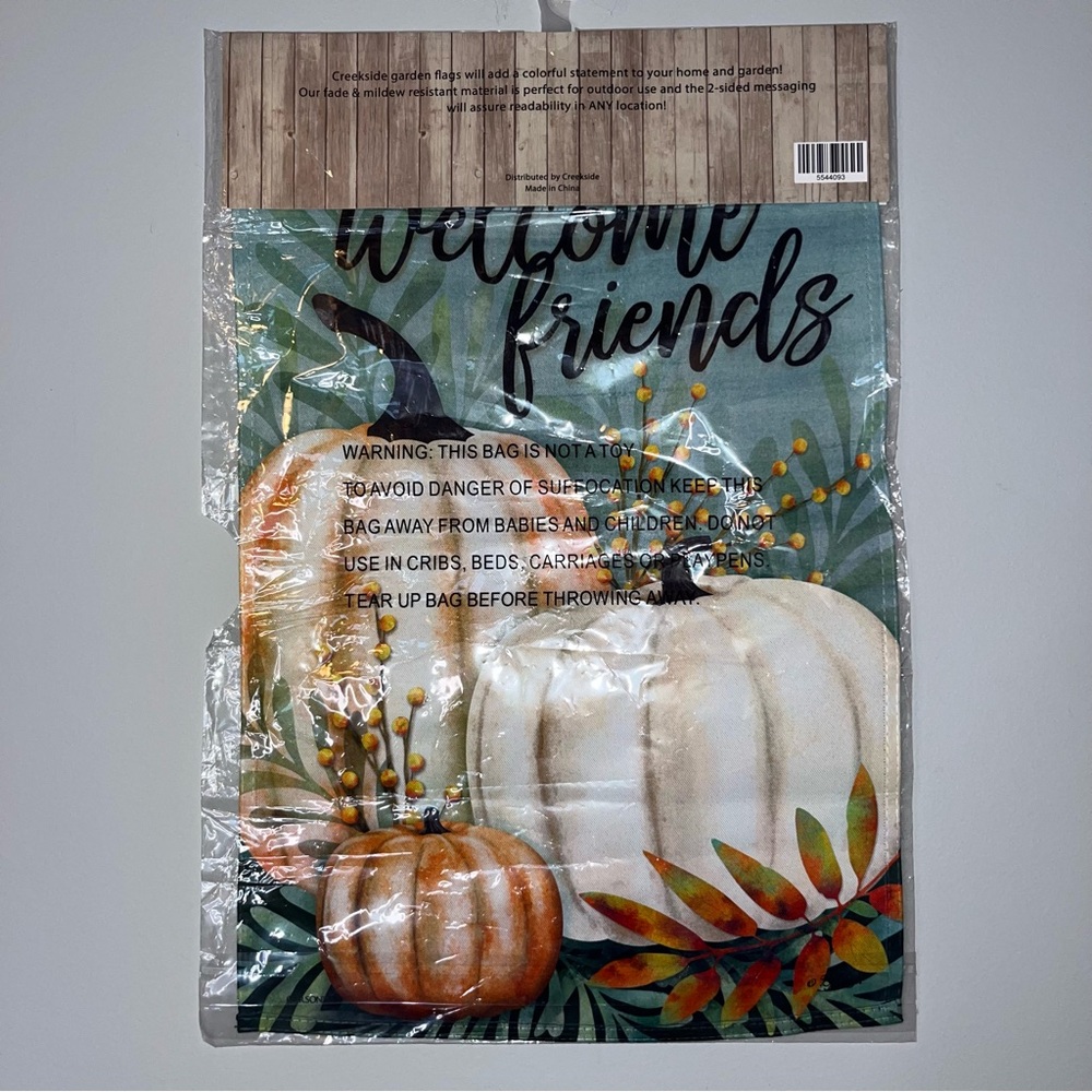 Welcome Friends Premium Garden Flag - Picture 4 of 5